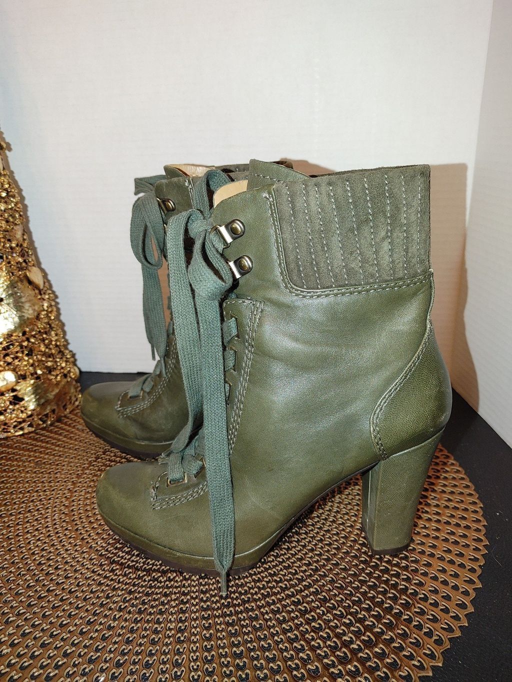 C1RCA Circa Joan and David Leather Boots Size 6M Size US 6 / IT 36 - 3 Thumbnail