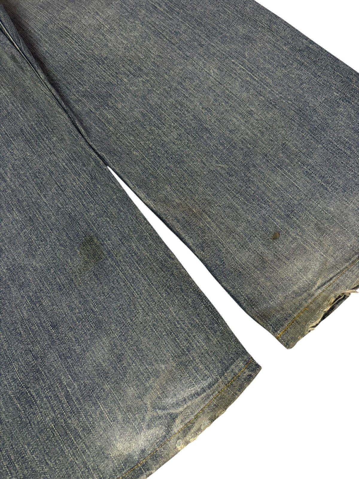 Levi's Vtg 90s Levis 504 Distressed Jeans Size US 31 - 5 Thumbnail