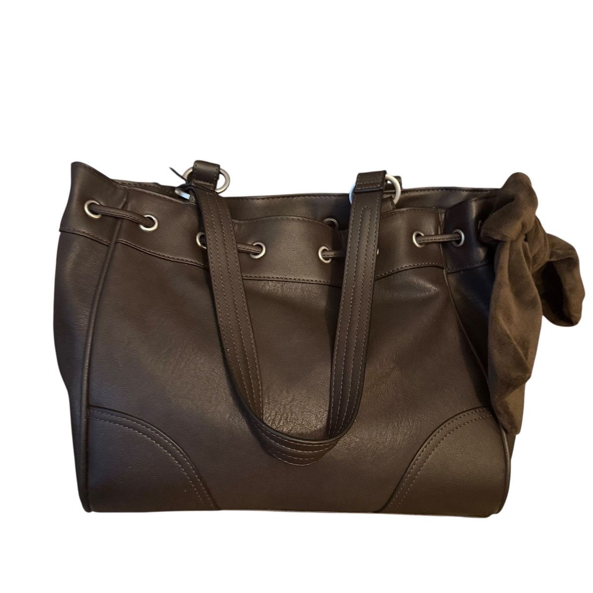 Juicy Couture Juicy Couture chocolate jeweled crown daydreamer tote bag Size ONE SIZE - 3 Thumbnail