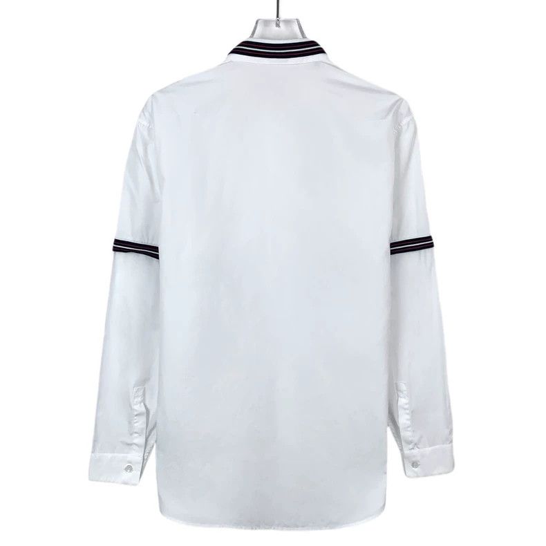 Dior Dior Size 38 White double-sleeved striped lapel single-brea Size US XS / EU 42 / 0 - 2 Thumbnail