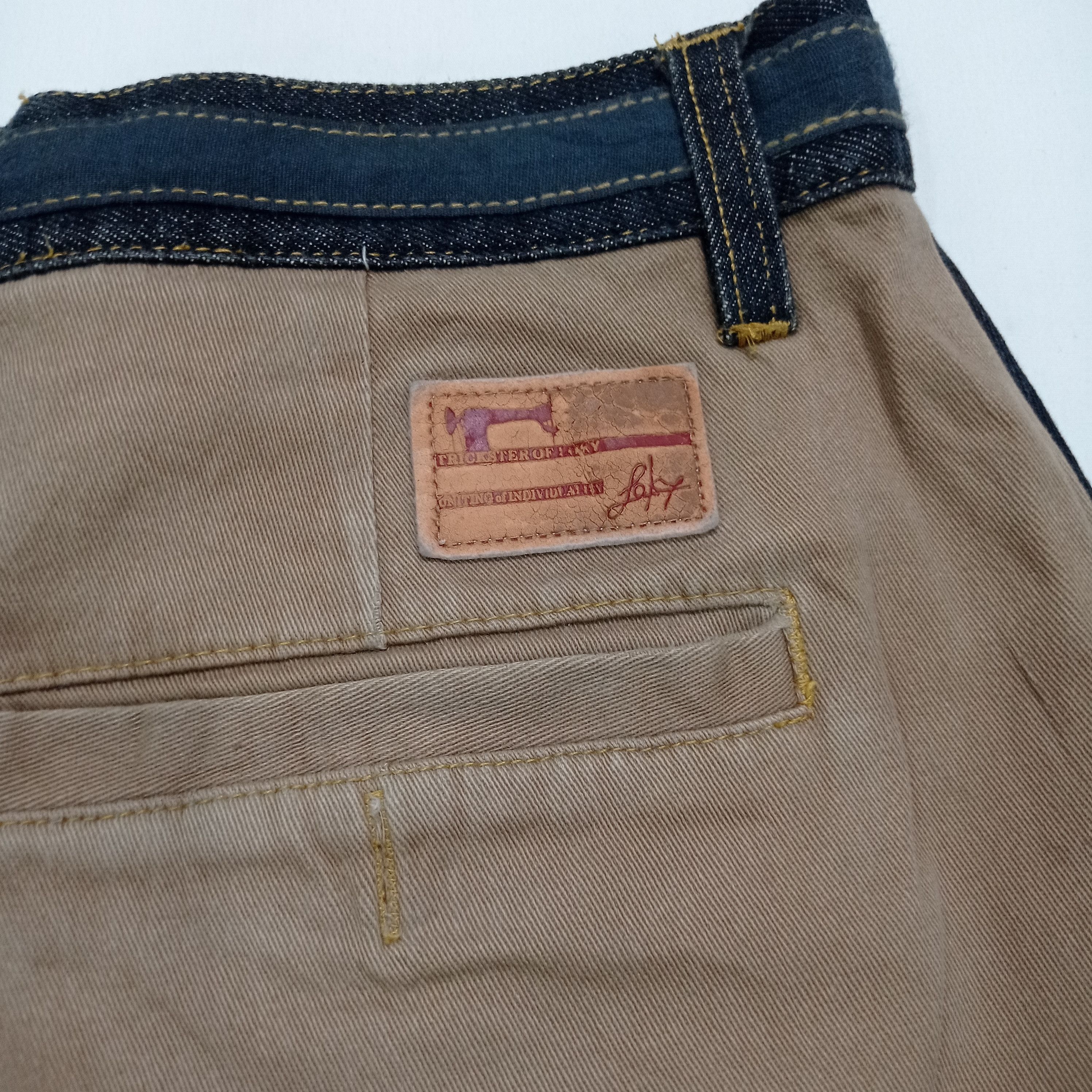 Other Vintage Trickster Of Foky Two Tone Baker Pants Size US 31 - 13 Thumbnail
