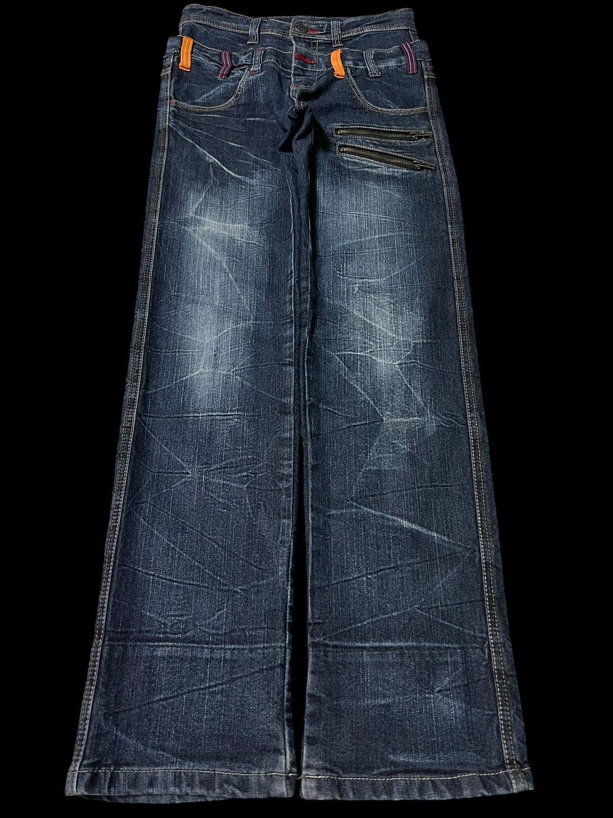 If Six Was Nine × Japanese Brand × Vintage 💥Double Waist💥 90’s Double Focus Japanese Denim Washed Jean Size US 28 / EU 44 - 1 Thumbnail