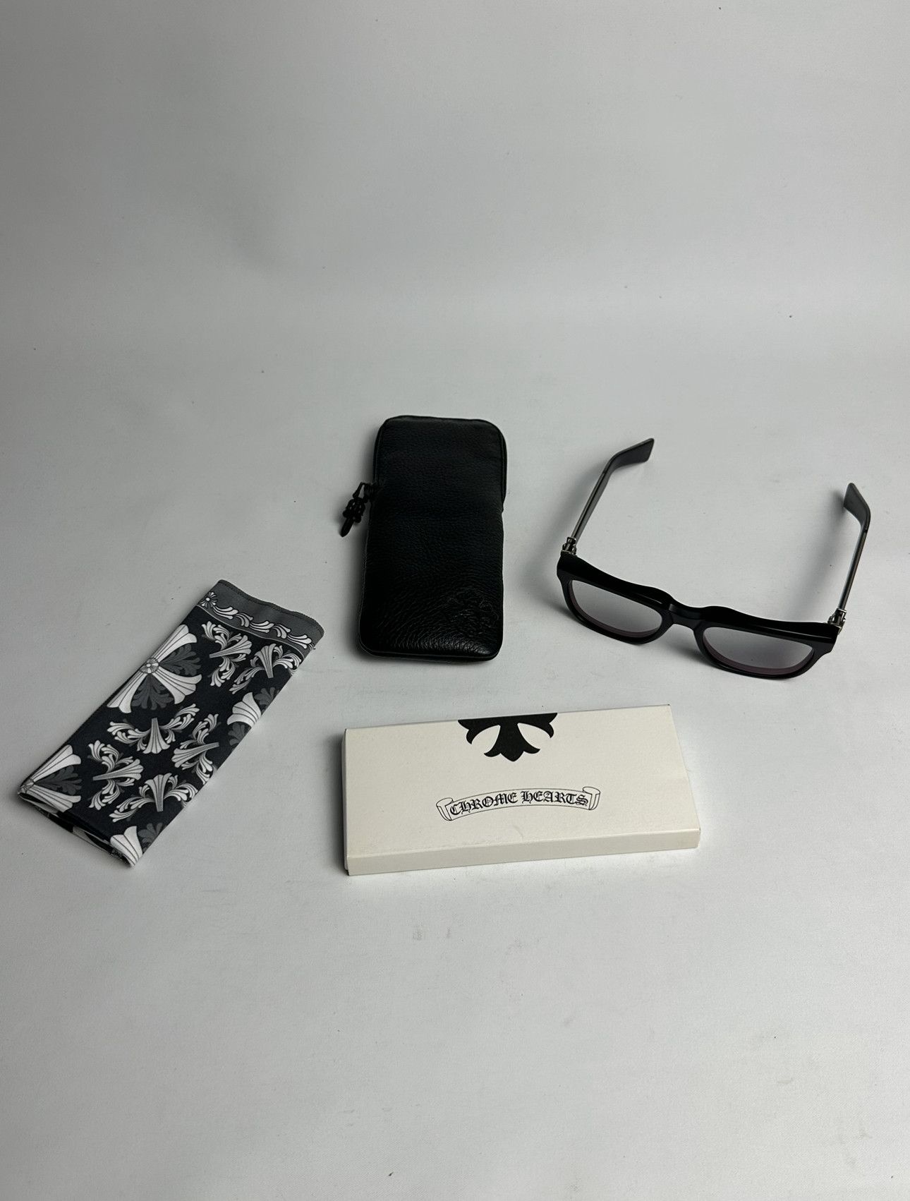 Chrome Hearts Chrome Hearts See You In Tea Matte Black Sunglasses Size ONE SIZE - 9 Thumbnail