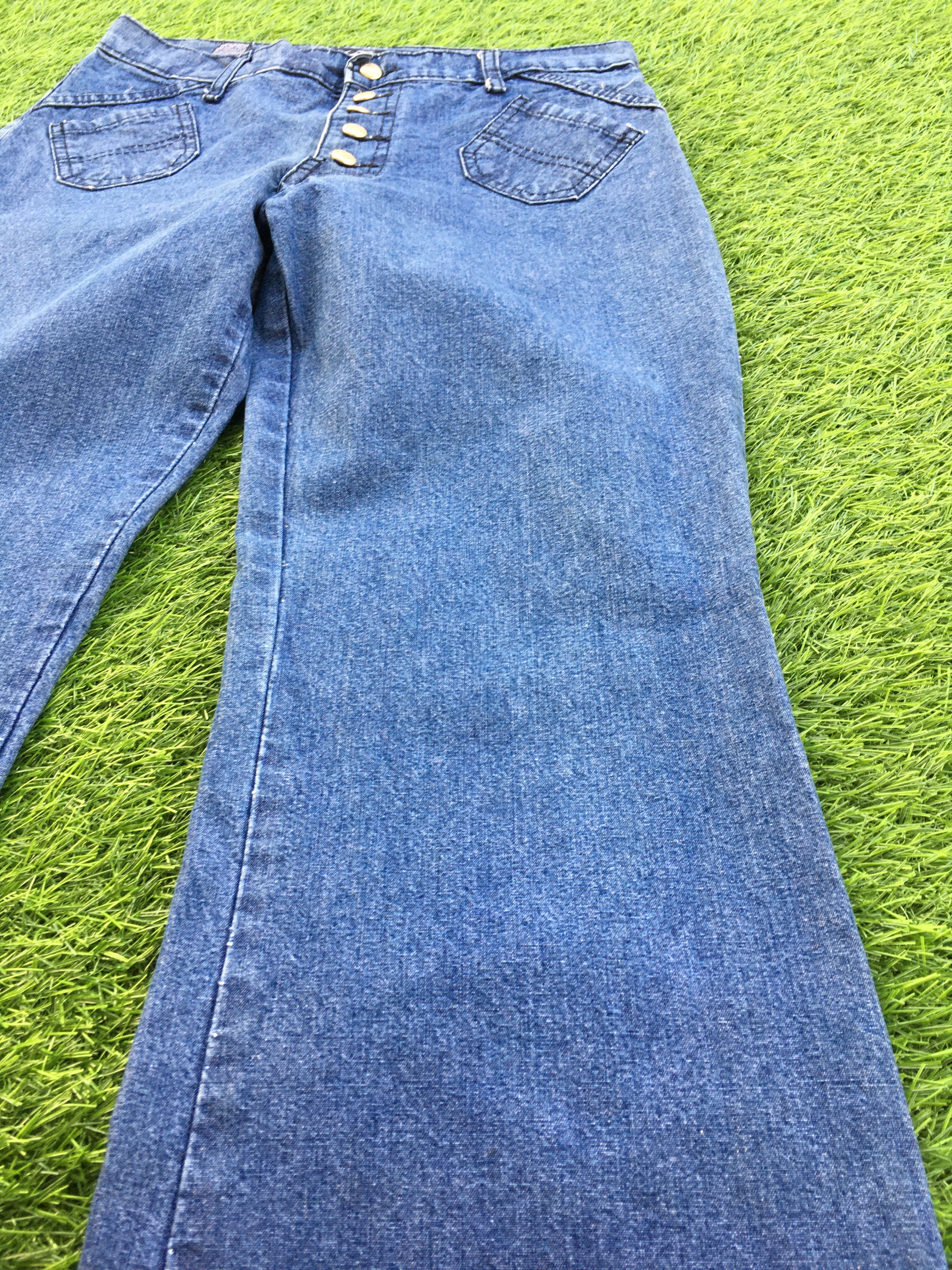 Vintage Bush Pant Casual Bootcut Jeans D-1040 Size 26" / US 2 / IT 38 - 6 Thumbnail