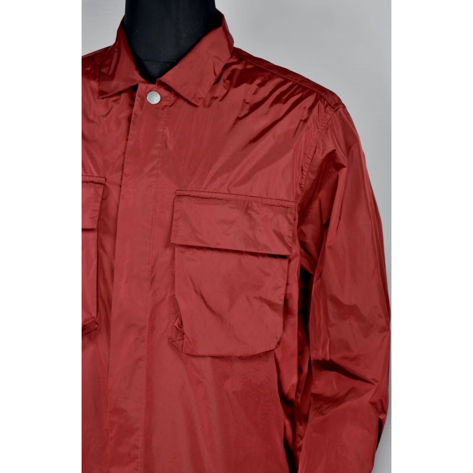 Albam Albam Jacket Regular Fit XL Burgundy Nylon 80%/20% Cotton Men's Spring Fall Winter Casual Shirt? Size US XL / EU 56 / 4 - 6 Thumbnail