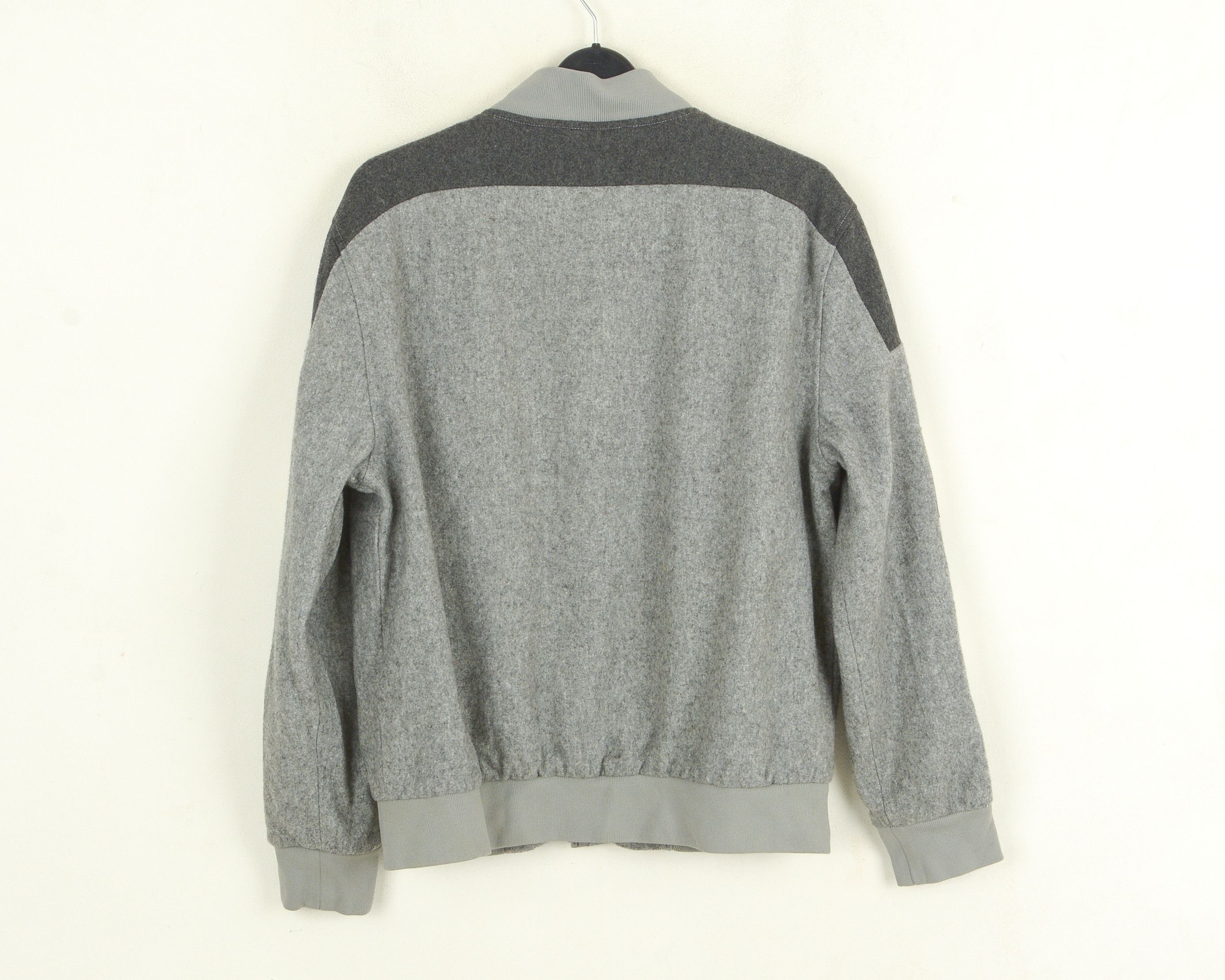 Han Kjobenhavn Womens L Wool Varsity Bomber Jacket Coat Coach Snap Button Size L / US 10 / IT 46 - 3 Thumbnail