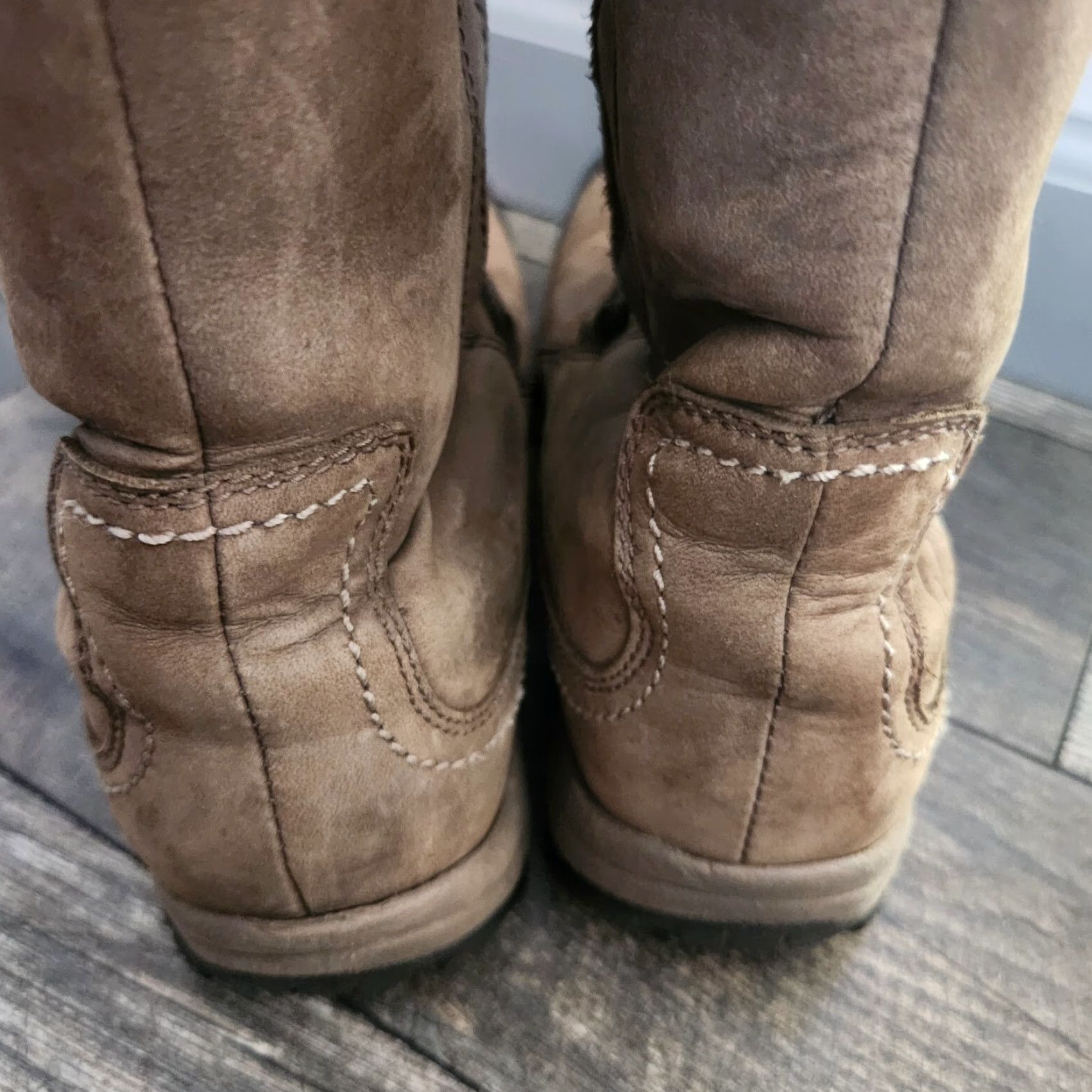 KEEN VINTAGE KEEN Womens 6.5 Waterproof Brown Leather Lace Up Boots Snow Warm Dry Keen Size US 7 / IT 37 - 5 Thumbnail