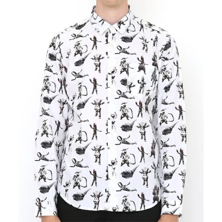 Japanese Brand Graniph X Monster Pattern of Ultraman L/S Button-up Shirt Size US S / EU 44-46 / 1 - 16 Thumbnail