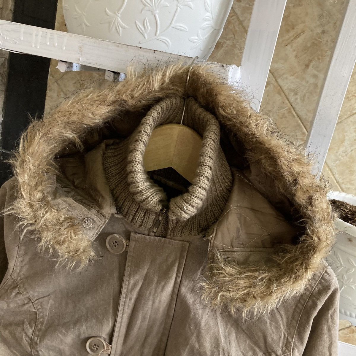 Le Grande Bleu (L.G.B.) ESTACOT - Bono Fur Boxy Bomber Jacket LGB Style Japanese Size US M / EU 48-50 / 2 - 8 Thumbnail