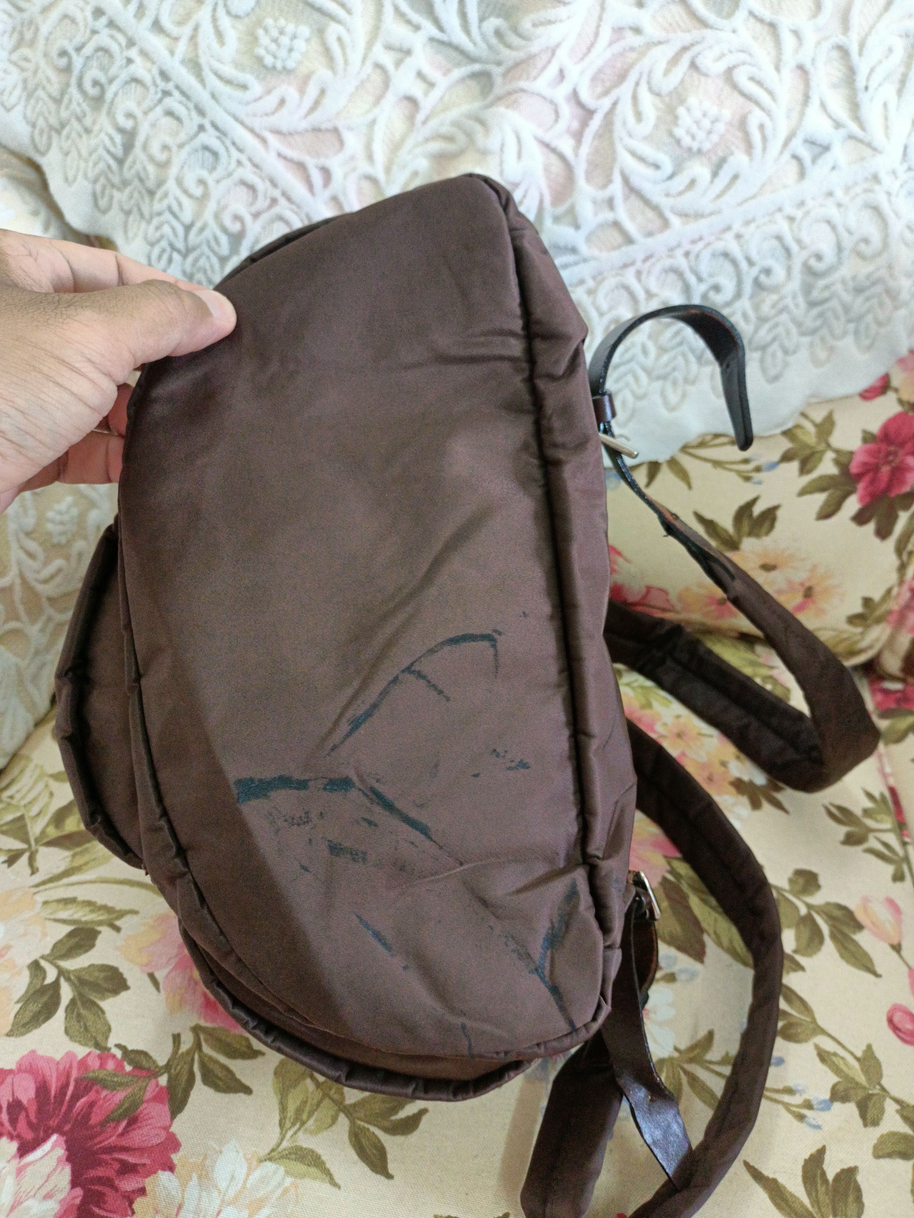 Renoma Vintage Renoma Paris nylon leather backpack Size ONE SIZE - 18 Thumbnail