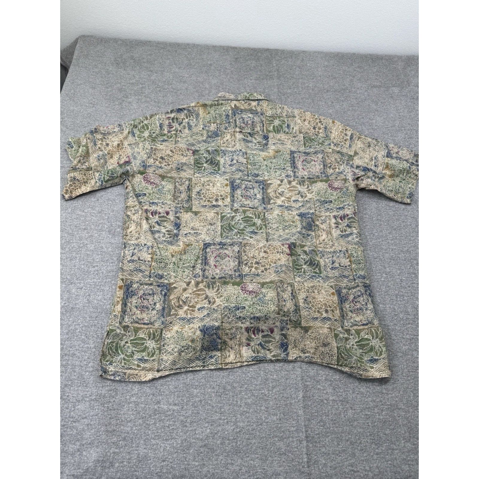 Tori Richard VINTAGE Tori Richard Shirt Mens L Green Floral Aloha USA Button Down Size US L / EU 52-54 / 3 - 6 Thumbnail