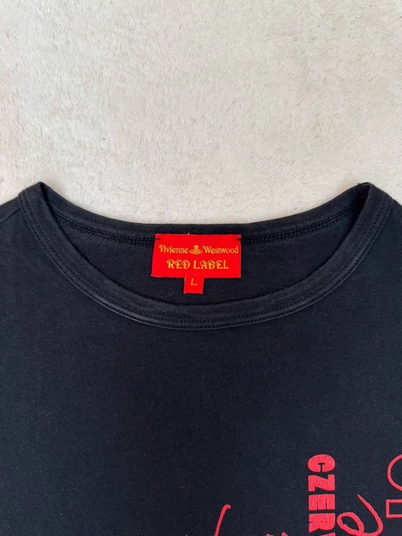 Vivienne Westwood Vivienne Westwood Black floral short-sleeved T-shirt Size L / US 10 / IT 46 - 3 Thumbnail