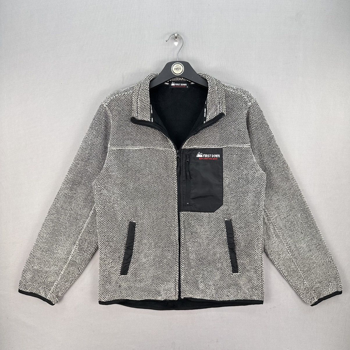 Japanese Brand Vintage First Down Exploration Gear Zipper Jacket Size US S / EU 44-46 / 1 - 1 Thumbnail