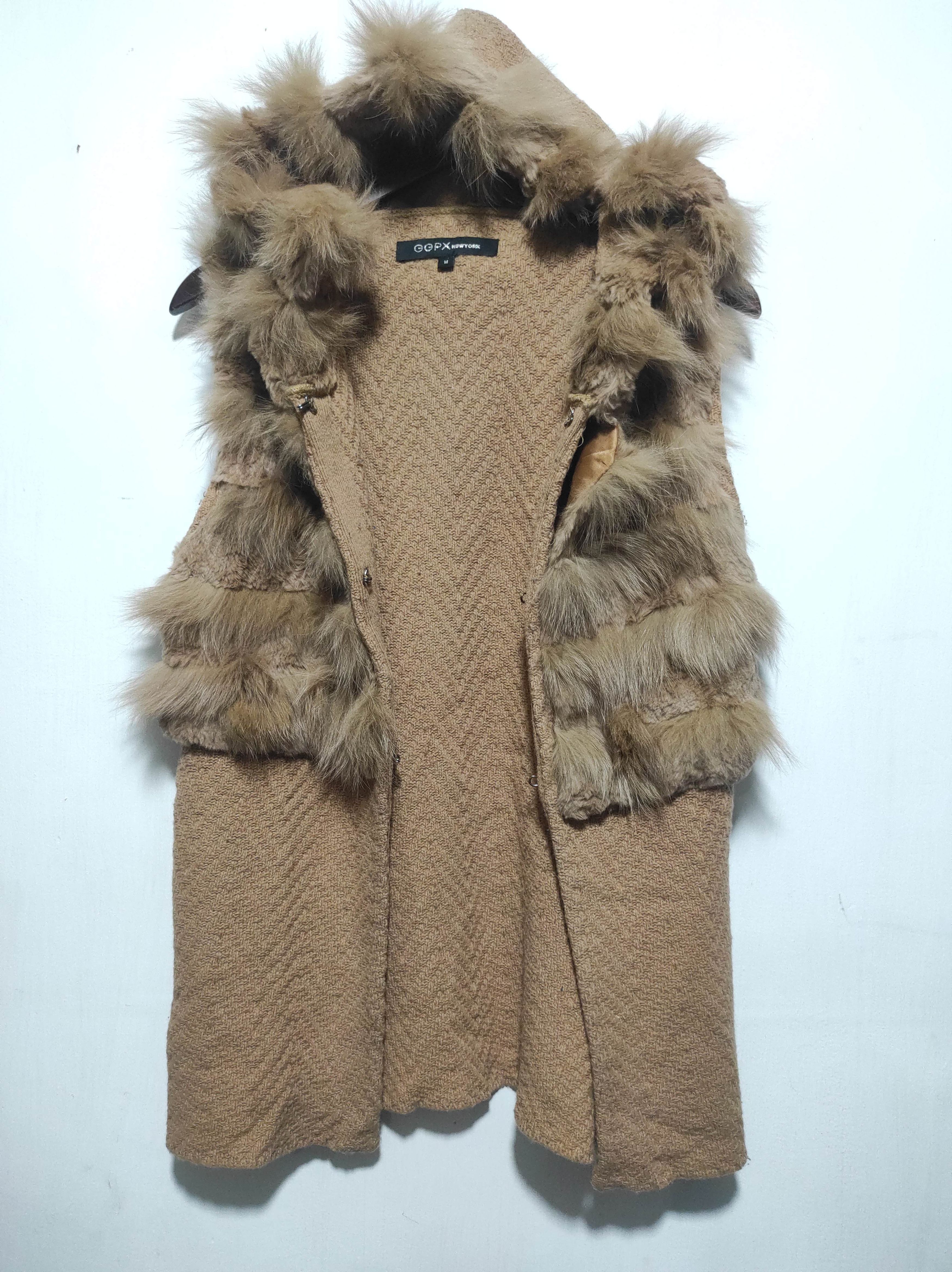 14th Addiction GGPX new York Knit Fur Hoodie IfSixWasNine LGB style Size M / US 6-8 / IT 42-44 - 8 Thumbnail