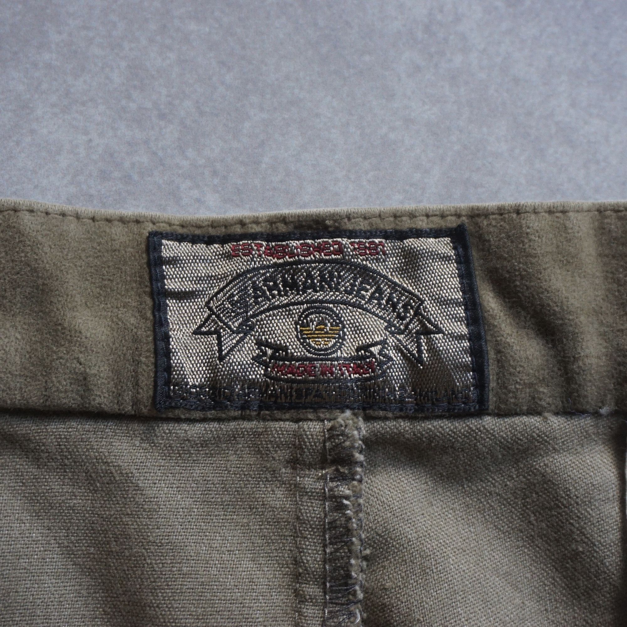 Armani × Vintage Vintage armani olive trouser Size US 34 / EU 50 - 7 Thumbnail