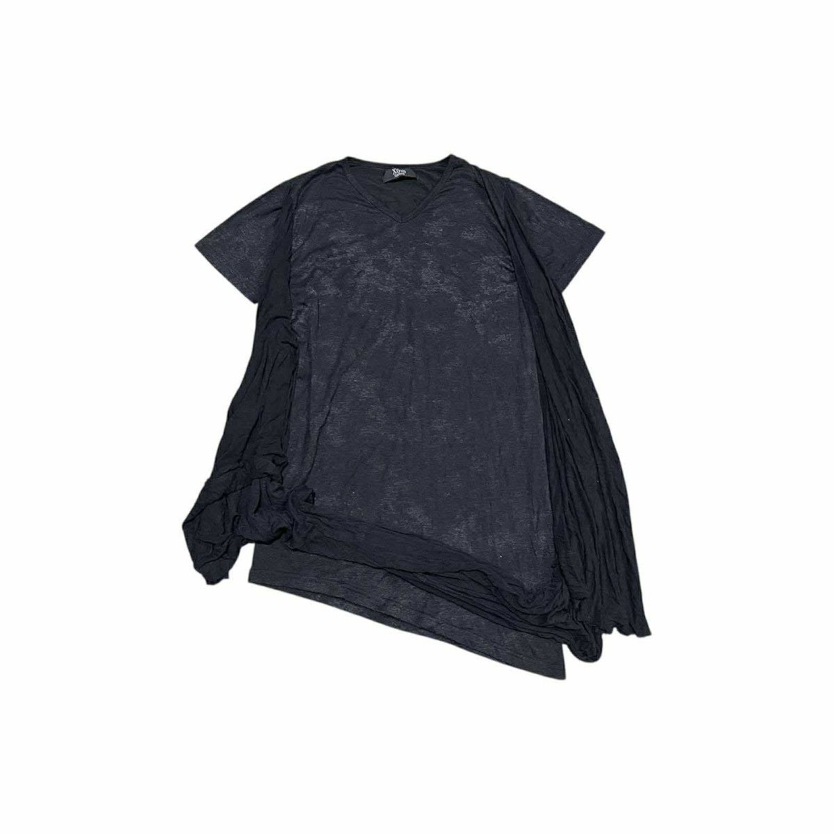 If Six Was Nine 🔥Rare Y2K X’Frm Asymmetric Raw Edge Draped Layered Shirt Size US M / EU 48-50 / 2 - 8 Thumbnail