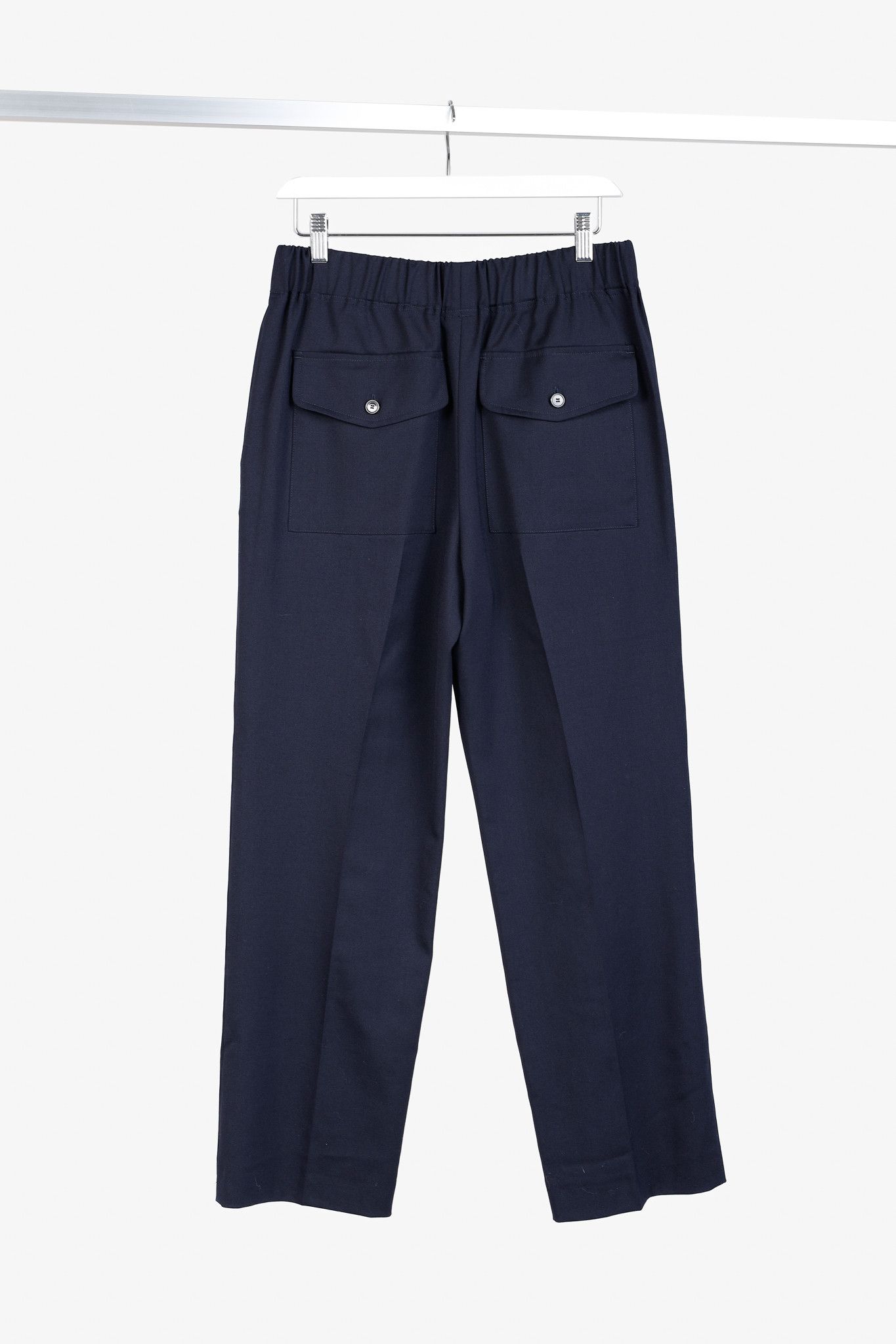 Weekend Max Mara Weekend Max Mara AW/19 Wool-Blend Twill Tapered Trousers Size 30" / US 8 / IT 44 - 2 Thumbnail