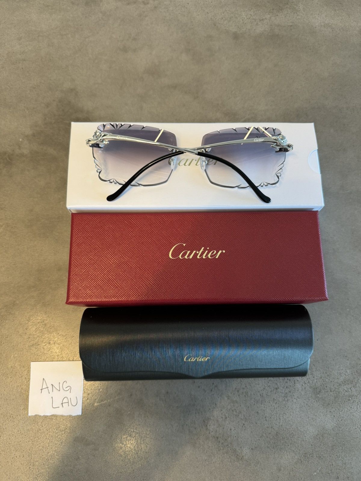 Chrome hearts “gnarlin” crystal frame demo lenses