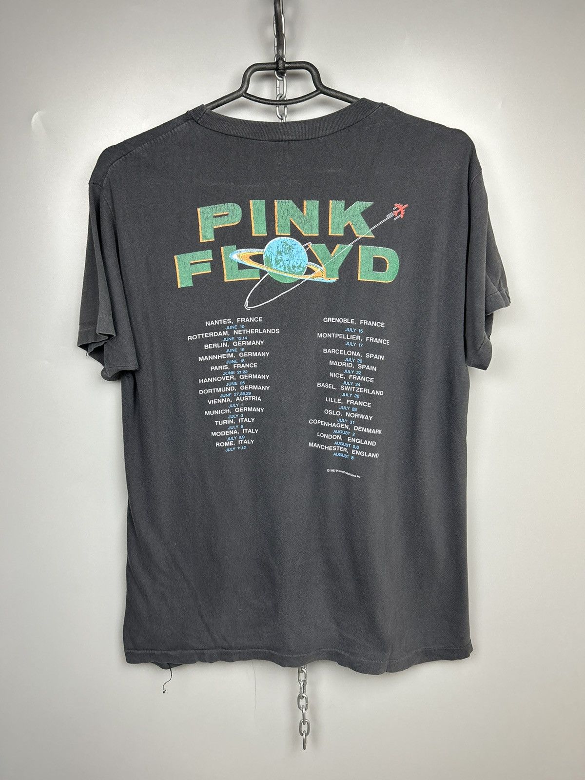 Band Tees × Vintage Vintage 1987 Pink Floyd A Momentary Lapse Of Reason Tour Tee Size US M / EU 48-50 / 2 - 17 Thumbnail