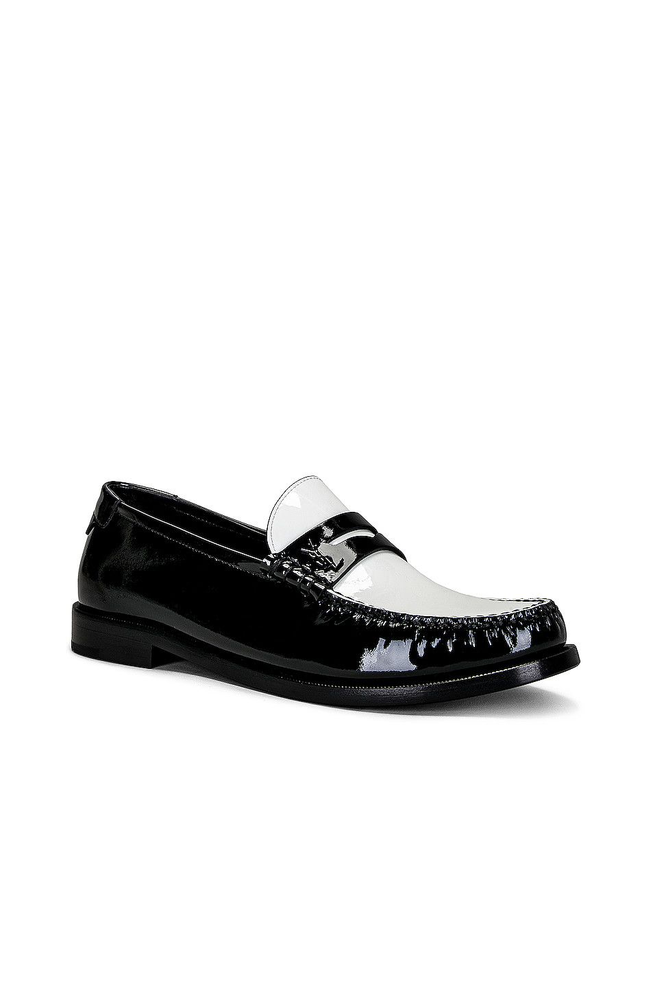 Saint Laurent Paris o1bcso1str1124 Le Loafer Penny Slippers in Black Size US 11 / IT 41 - 2 Thumbnail