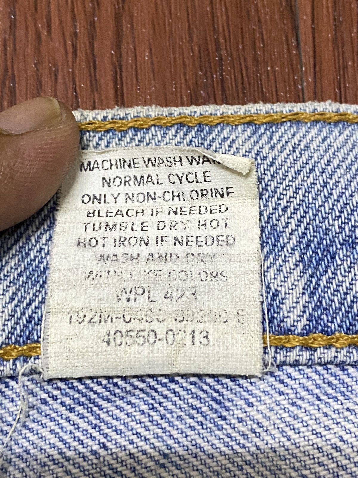 Levi's Vintage Clothing Vintage 80s Levis 550 Orange Tab Mud Wash Denim Jorts Size US 31 - 5 Thumbnail