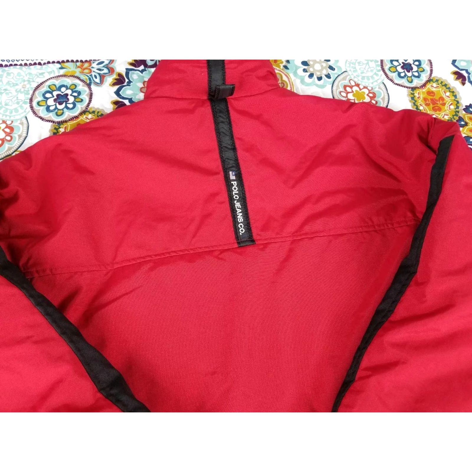 Ralph Lauren VINTAGE Ralph Lauren Polo Jeans Co Jacket Men's XL Fleece Lined Winter Red 90s VTG Size US XL / EU 56 / 4 - 7 Thumbnail