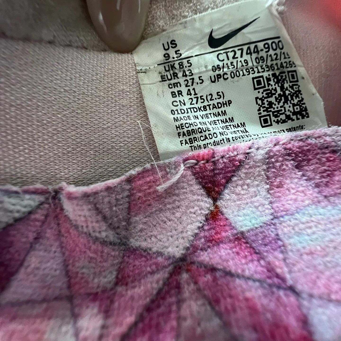 Nike KD 12 Breast Cancer Awareness Pink Size 43 New Size US 10 / EU 43 - 6 Thumbnail