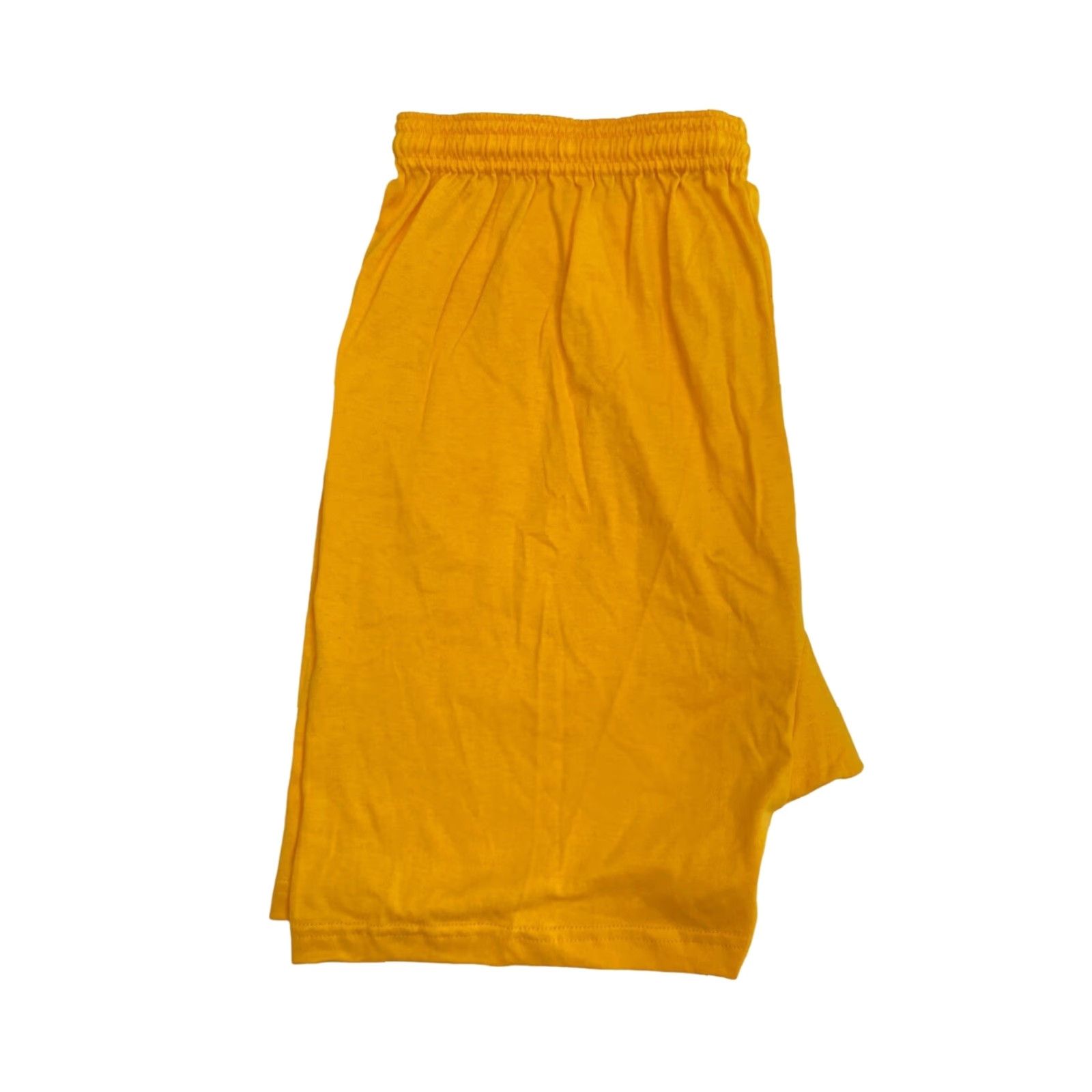 Russell Athletic VINTAGE Russell Athletic Shorts Mens 2XL Yellow 90s NOS NWOT Deadstock Athletic Base Layer Drawstring White Waist 20” 17” Rise 8” Inseam USA Mens Size US 39 - 2 Thumbnail