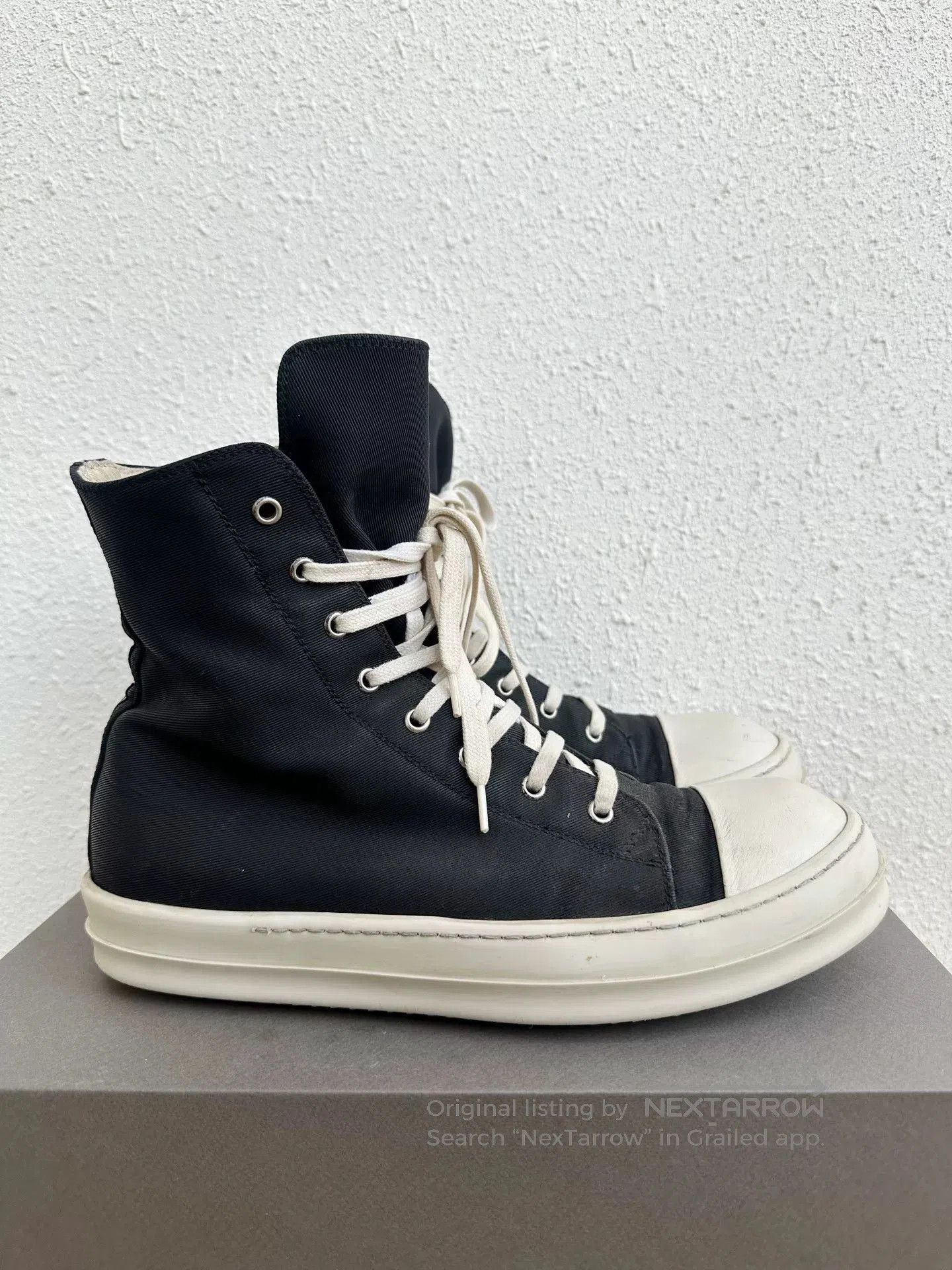 Rick Owens Drkshdw Rick Owens DRKSHDW Two-Tone Sneakers. Size US 9 / EU 42 - 1 Thumbnail