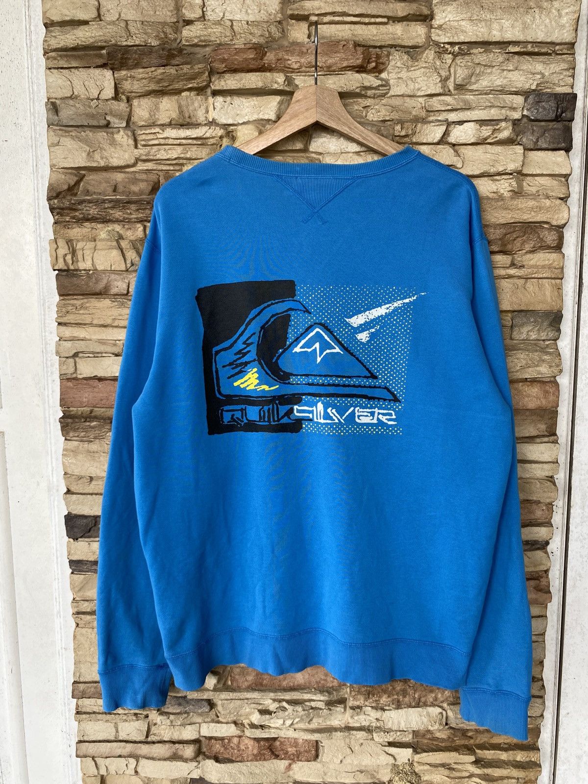 Quiksilver Vintage Quiksilver Backhit Logo Sweatshirt Size US L / EU 52-54 / 3 - 1 Thumbnail