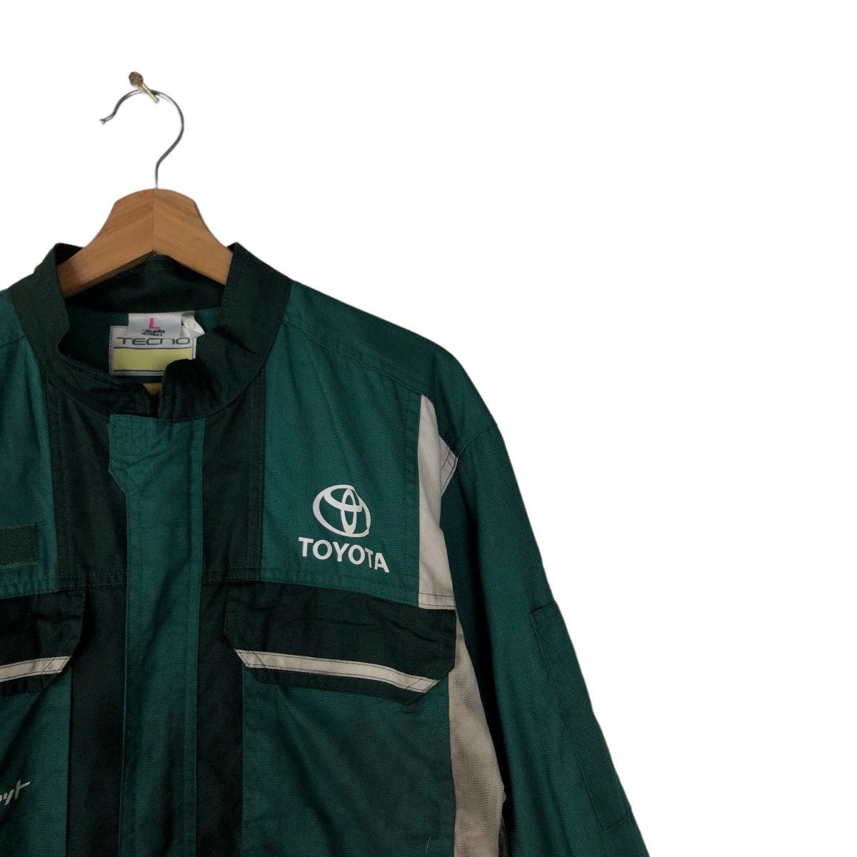 Other 🔥90’s VINTAGE OVERALL TOYOTA TECNO WORK BIG LOGO Size US 34 / EU 50 - 4 Thumbnail