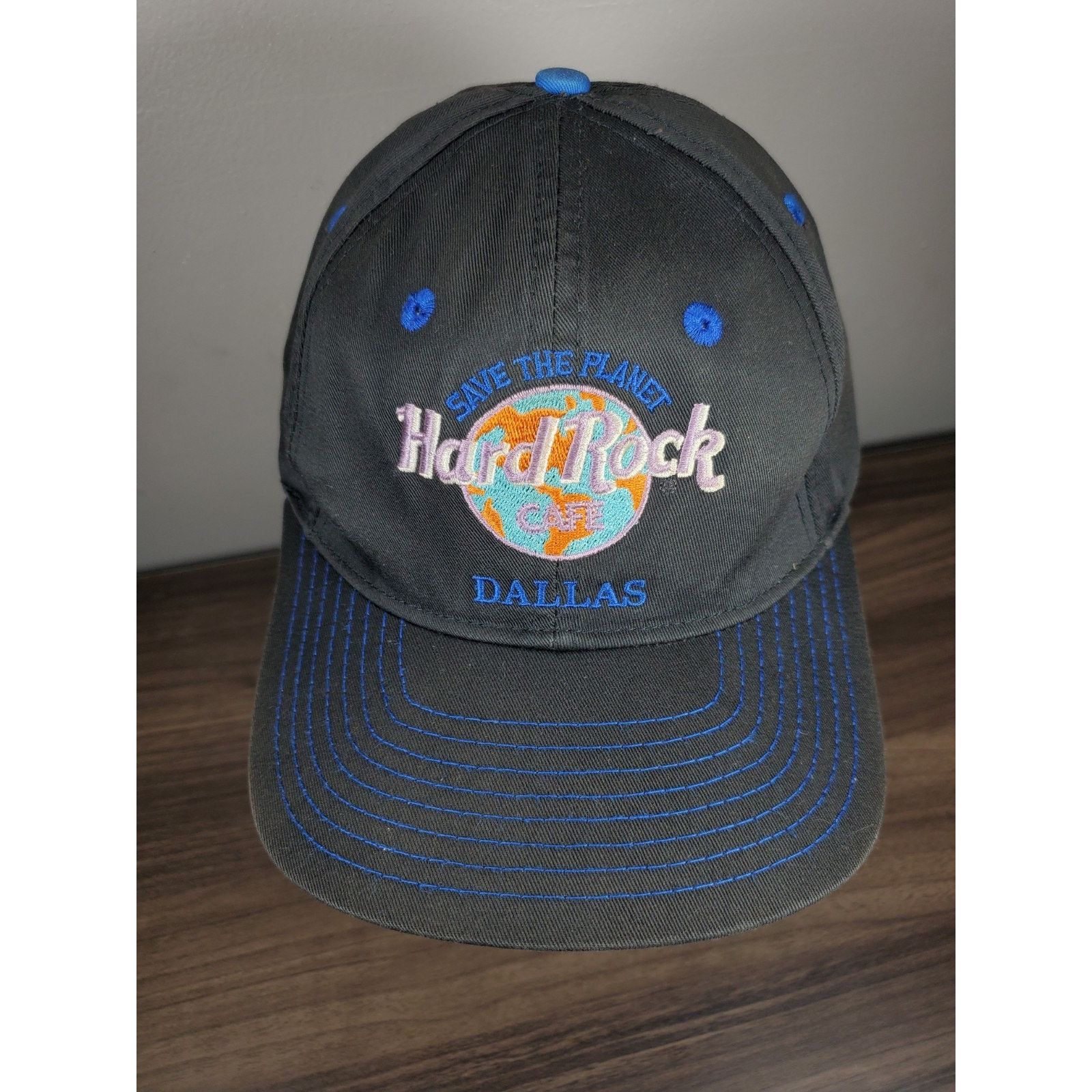 Hard Rock Cafe × Vintage Hard Rock Cafe Dallas Hat Snapback Cap Save The Planet Size ONE SIZE - 2 Thumbnail