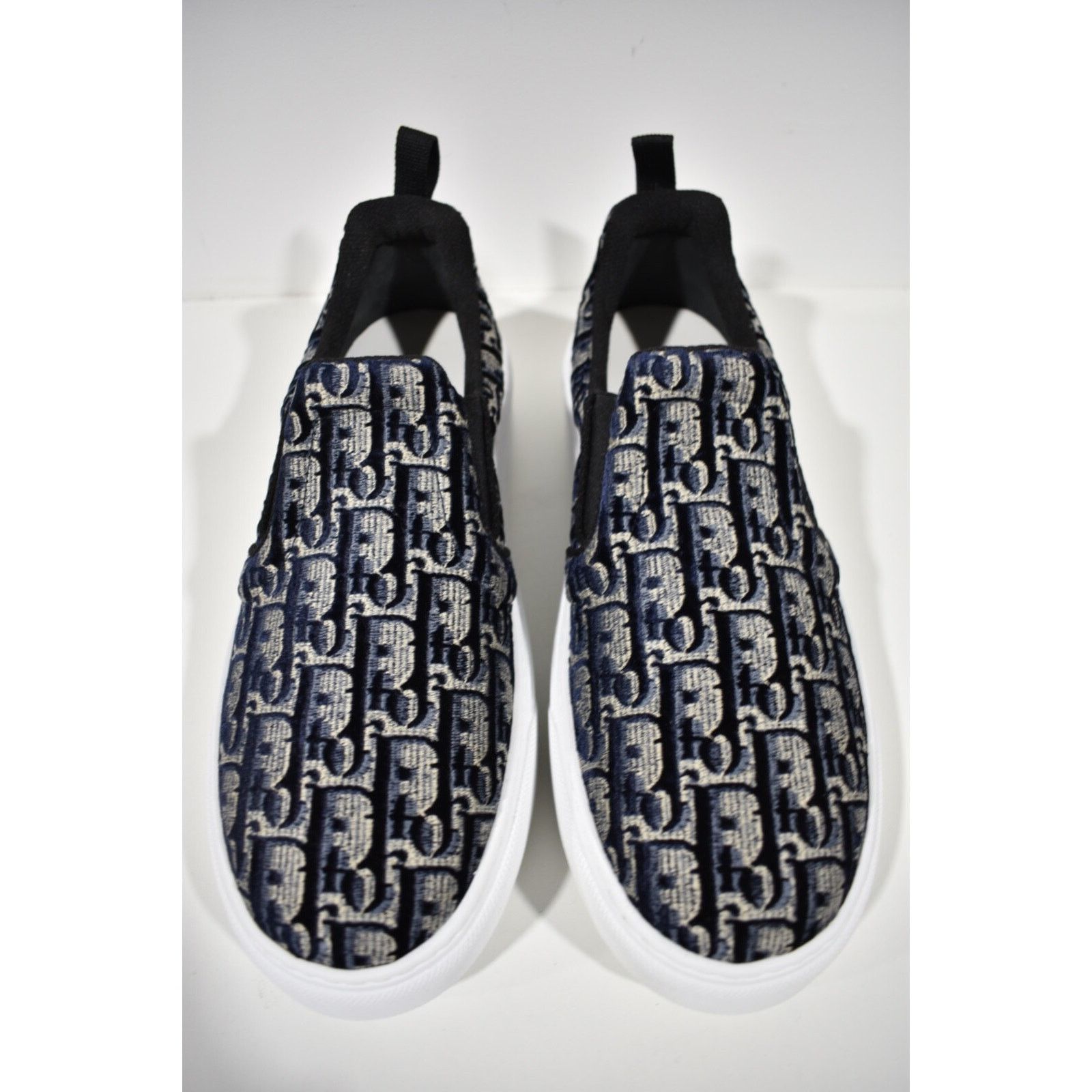 Dior Solar Oblique Logo White Flat Skate Slip On Low Sneaker 41.5 Size US 11.5 / IT 41.5 - 5 Thumbnail