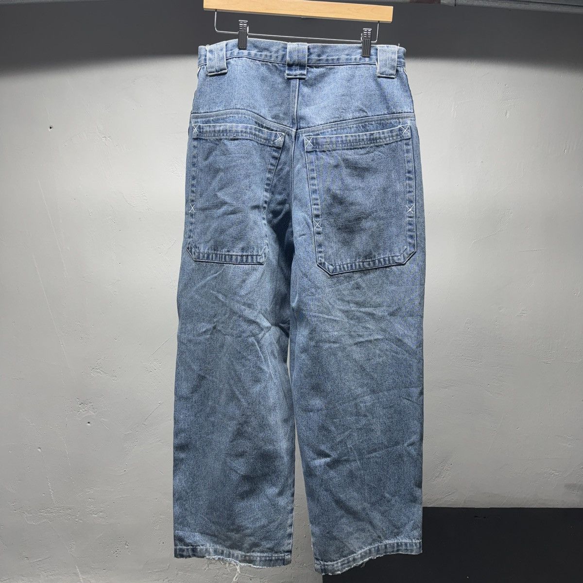 Vintage 90s Y2K Baggy Wide Leg Denim Jeans Jnco Skater ERD Grunge Size US 34 / EU 50 - 2 Thumbnail