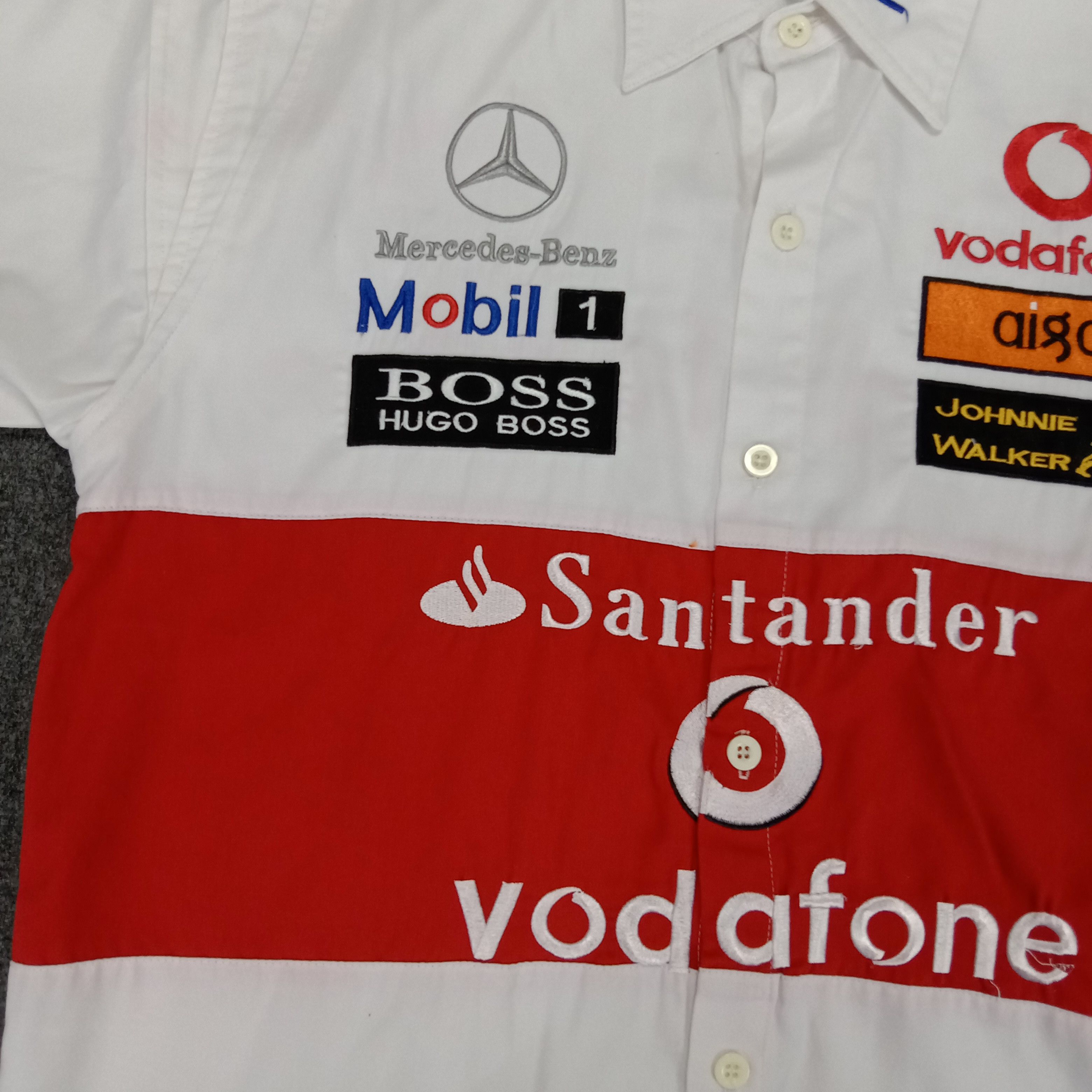 Mercedes-Benz × Vintage Mercedes Benz X Bridgestone X Vodafone Racing Shirt Size US L / EU 52-54 / 3 - 3 Thumbnail