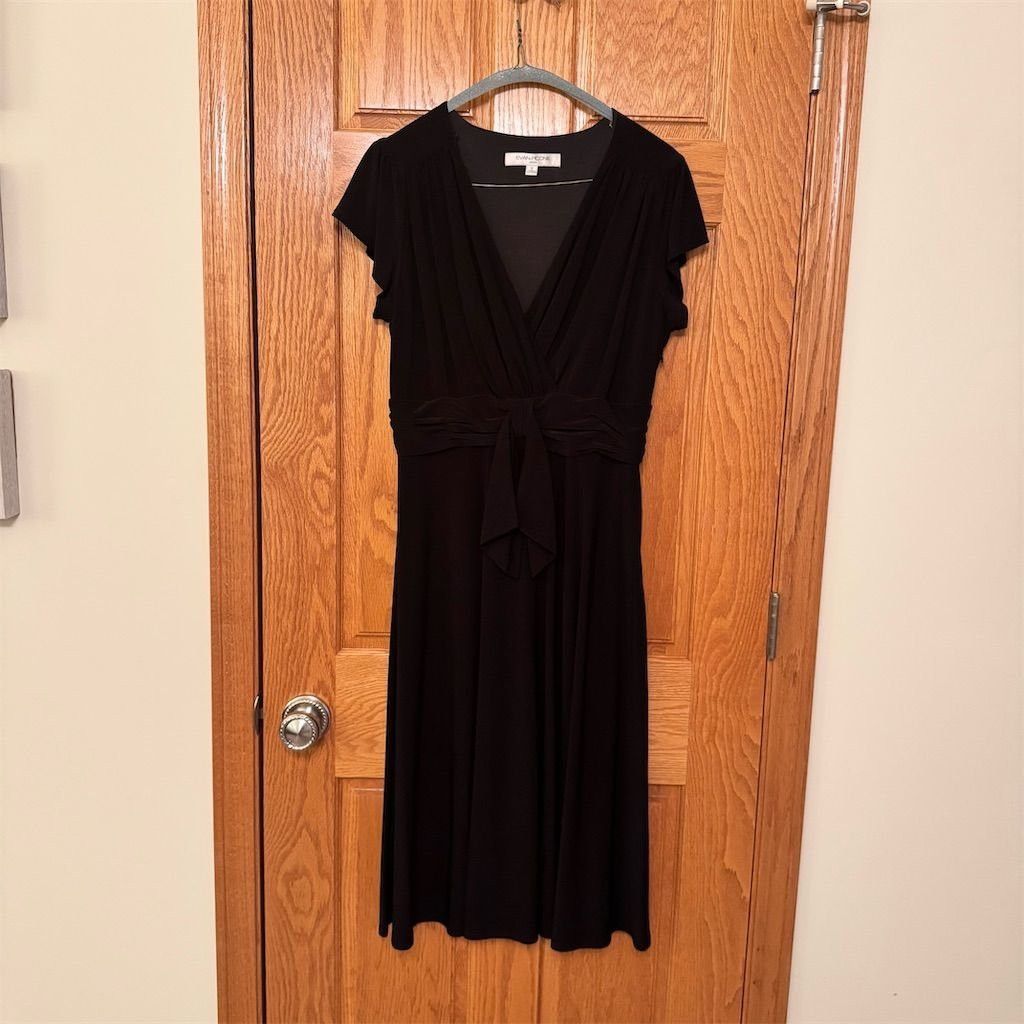 Evan Picone Evan Picone Women's Black Knee Length Cocktail Dress Size 1 Size XL / US 12-14 / IT 48-50 - 1 Thumbnail