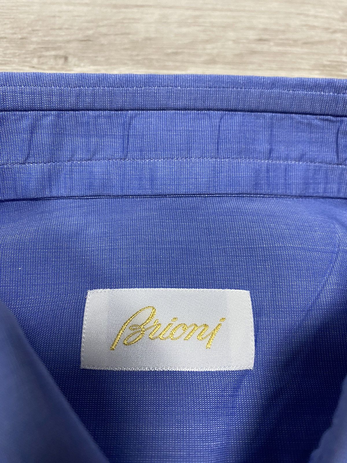 Brioni Vintage BRIONI Luxury Shirt Button ups Size XL Size US XL / EU 56 / 4 - 2 Thumbnail