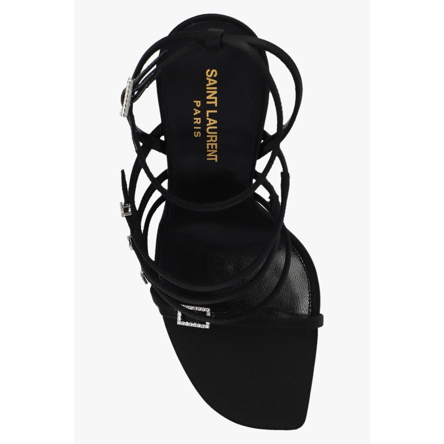 SAINT LAURENT Jerry Black 110mm Sandals New & Authentic (Wom