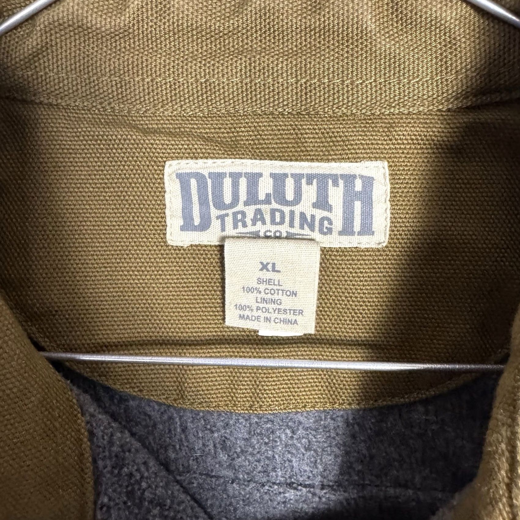 Vintage Duluth Hanger Bender Fire Hose Fleece Lined Shirt Jacket Men's XL Workwear 31500 Size US XL / EU 56 / 4 - 3 Thumbnail