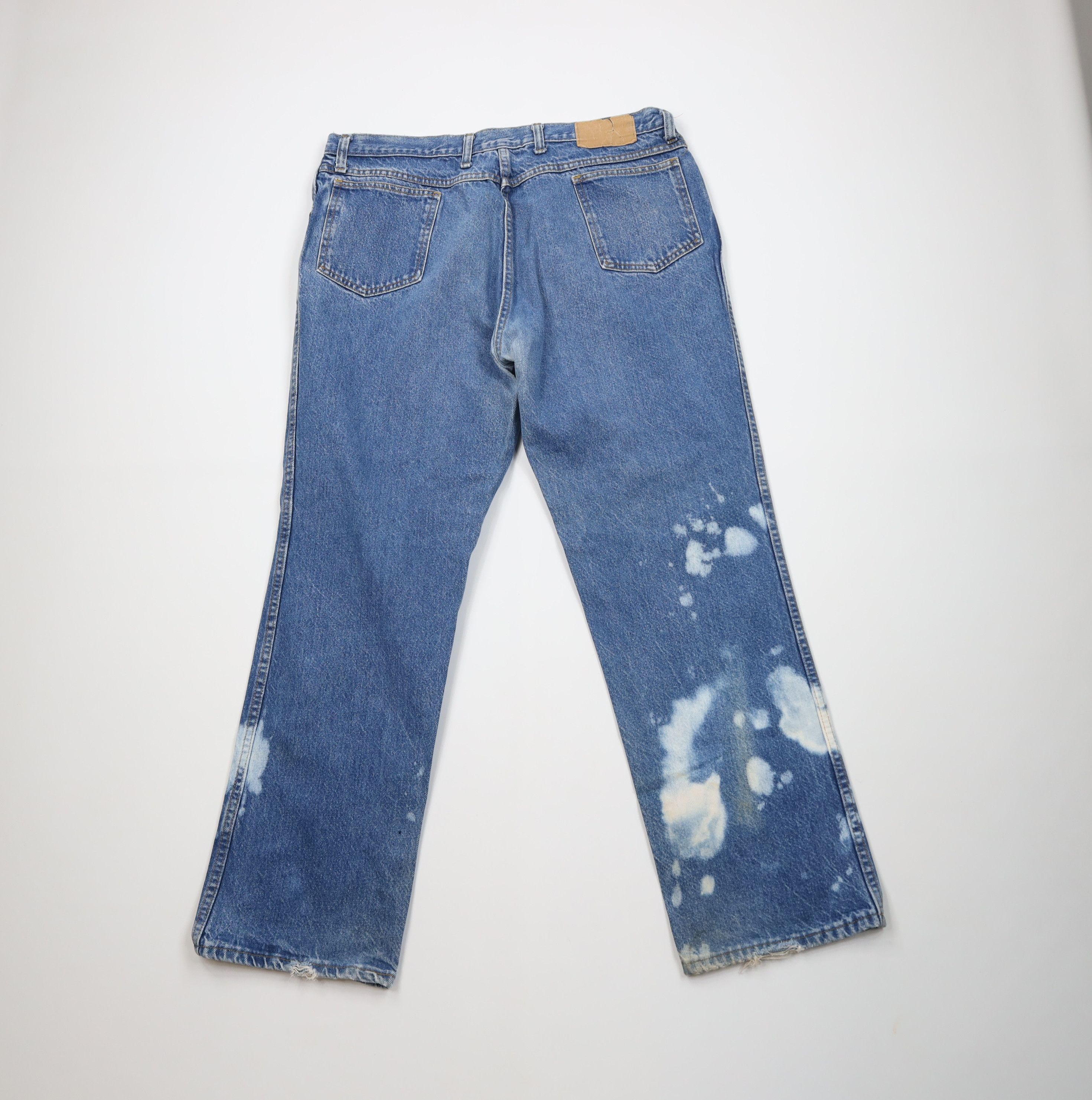 Vintage Vintage 70s 80s Streetwear Wide Leg Denim Jeans Blue USA Size US 38 / EU 54 - 10 Thumbnail