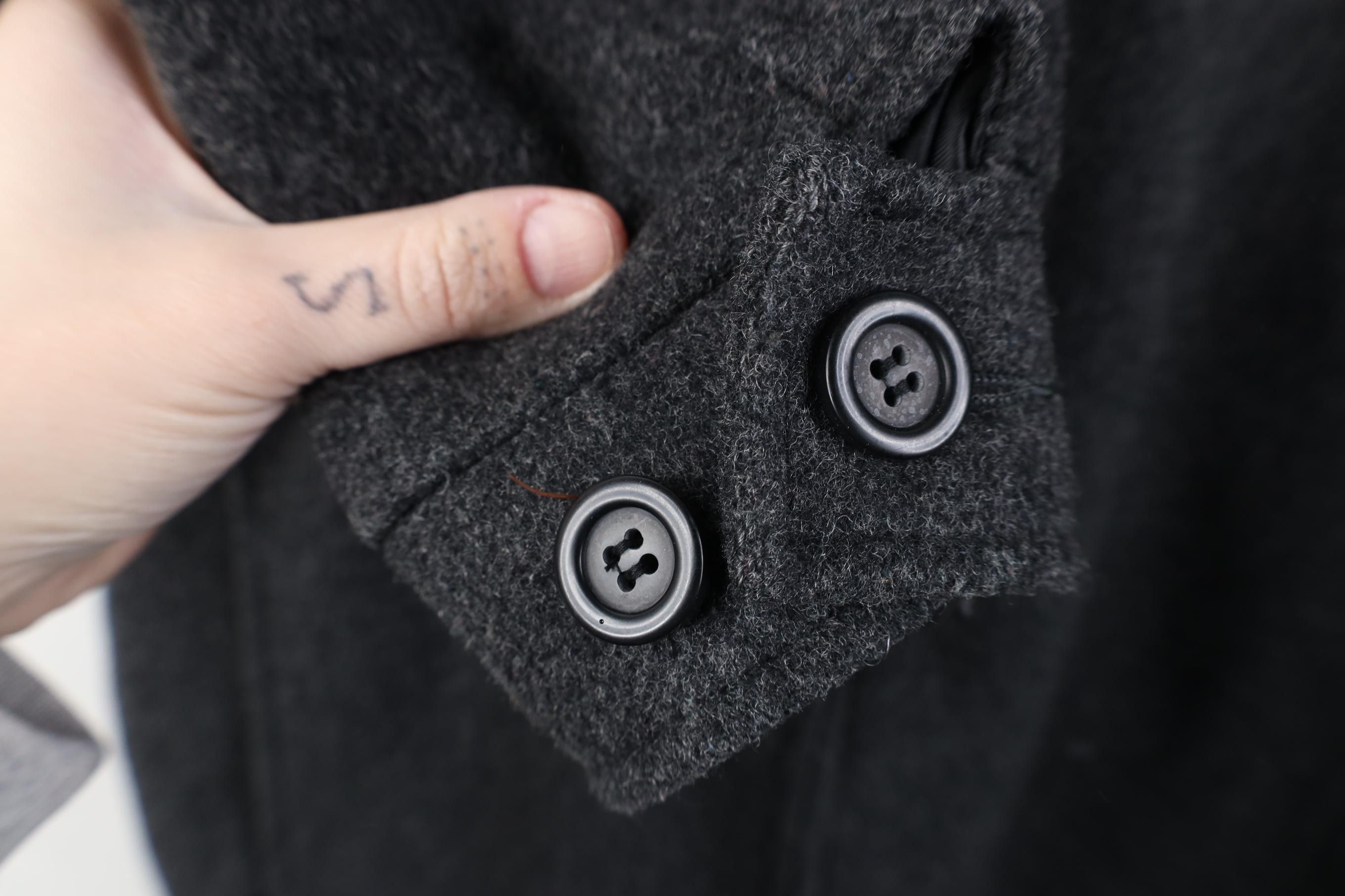 Vintage Vintage 90s Y2K Streetwear Full Zip Bomber Jacket Dark Gray Size US M / EU 48-50 / 2 - 6 Thumbnail