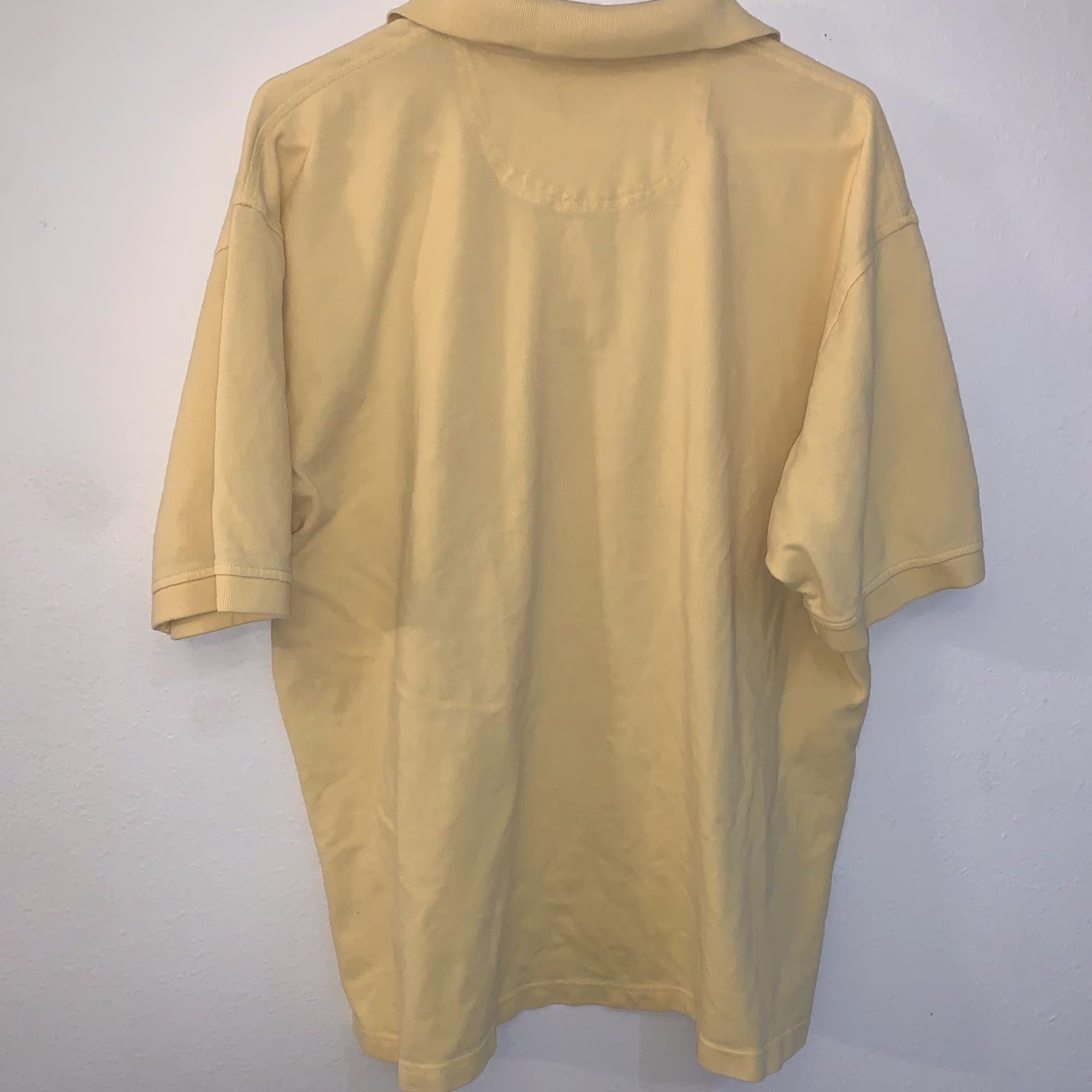 Izod IZOD Polo Men's XL Athletic Yellow Silk Wash Casual Classic Golf Shirt Mens Size US XL / EU 56 / 4 - 4 Thumbnail