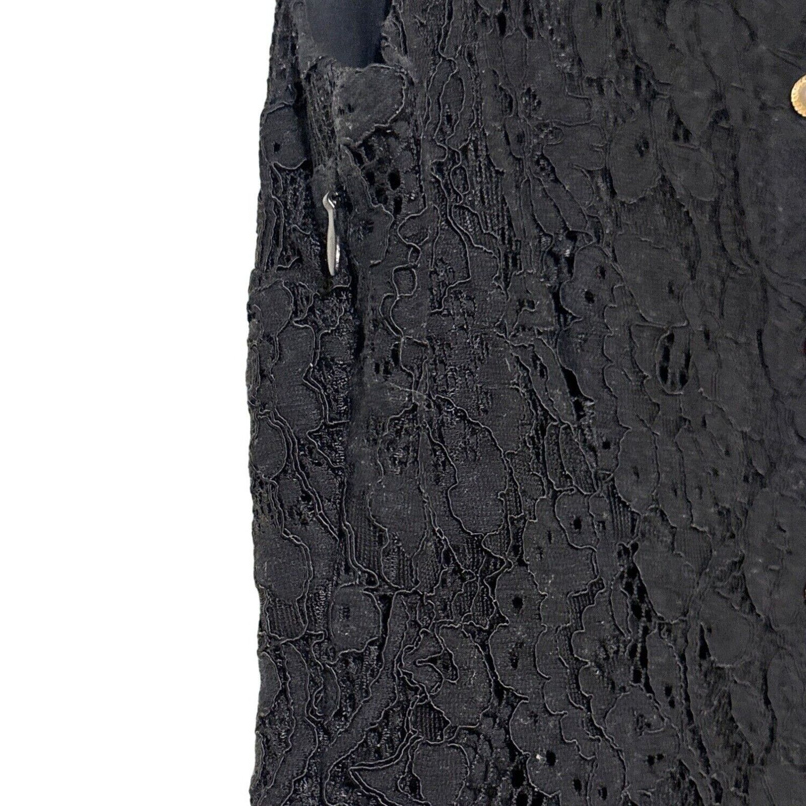 Nicole Miller Nicole Miller Dress Womens 4 Lace Bodice Back Pearl Button Size S / US 4 / IT 40 - 5 Thumbnail