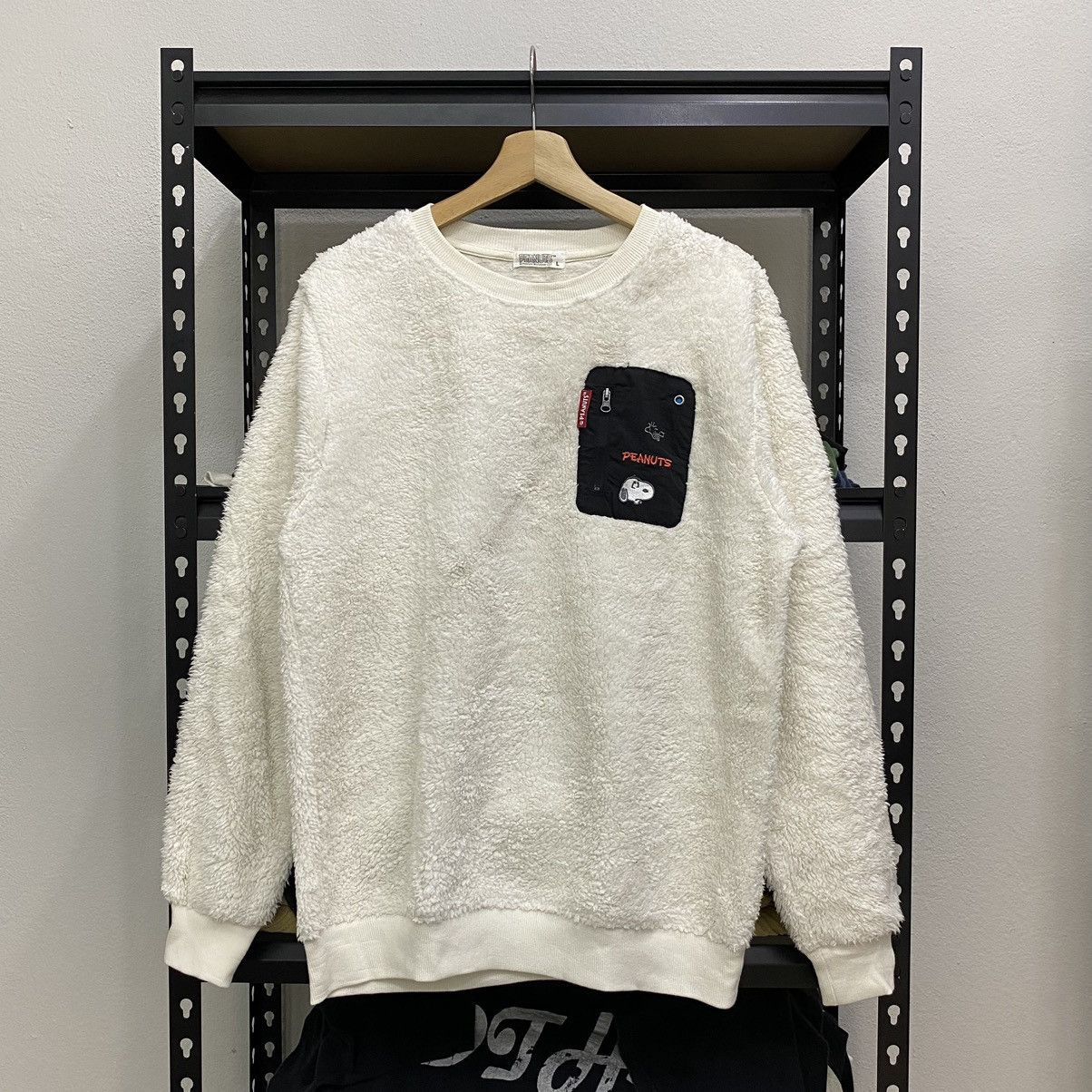 Cartoon Network × Peanuts × Vintage Vintage Fleece Sweatshirt Peanuts Worldwide Pocket Size US L / EU 52-54 / 3 - 1 Thumbnail
