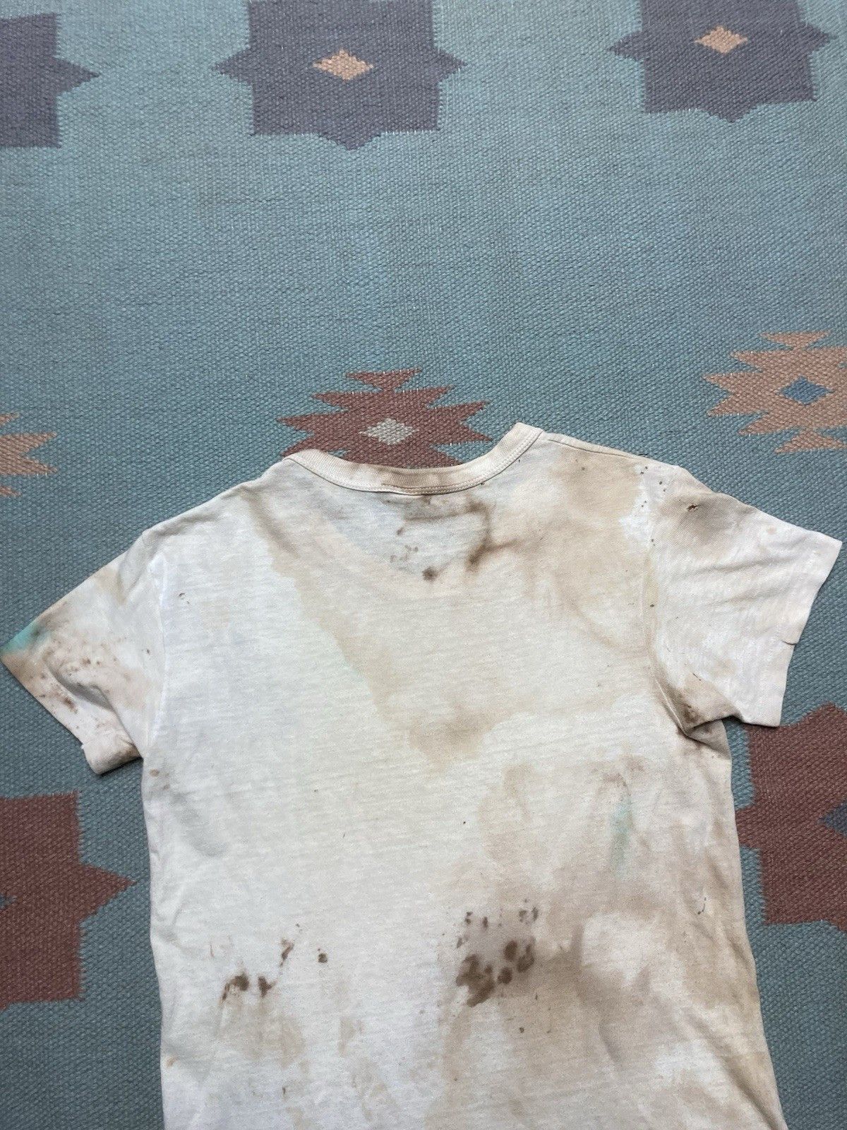 Vintage 70s blank white t shirt Hanes grunge distressed 16 baby tee Size S / US 4 / IT 40 - 10 Thumbnail