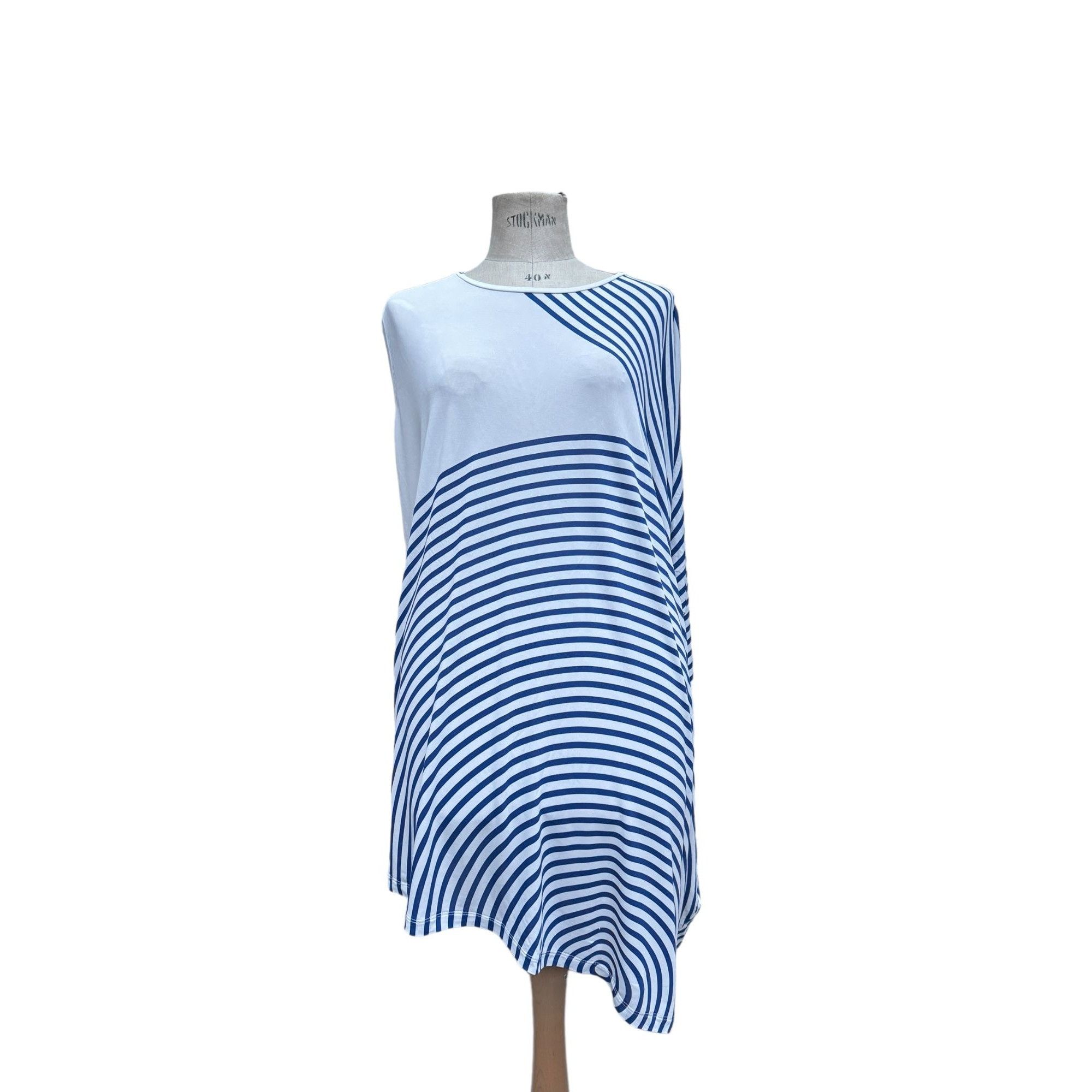 Maison Margiela MM6 Navy White Striped Top Size S / US 4 / IT 40 - 2 Thumbnail