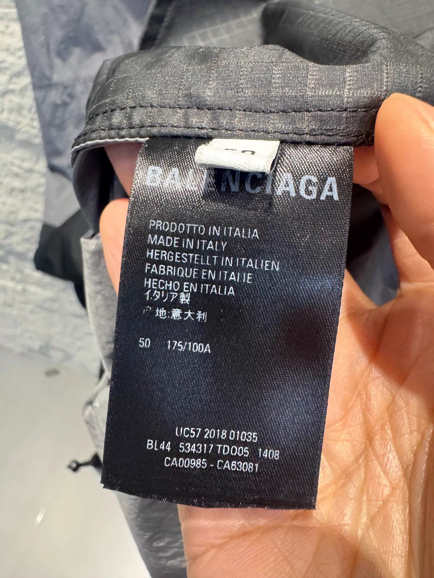 Balenciaga Balenciaga Men's G-B-R Colorblocked Nylon Logo Jacket 50 Size US M / EU 48-50 / 2 - 4 Thumbnail