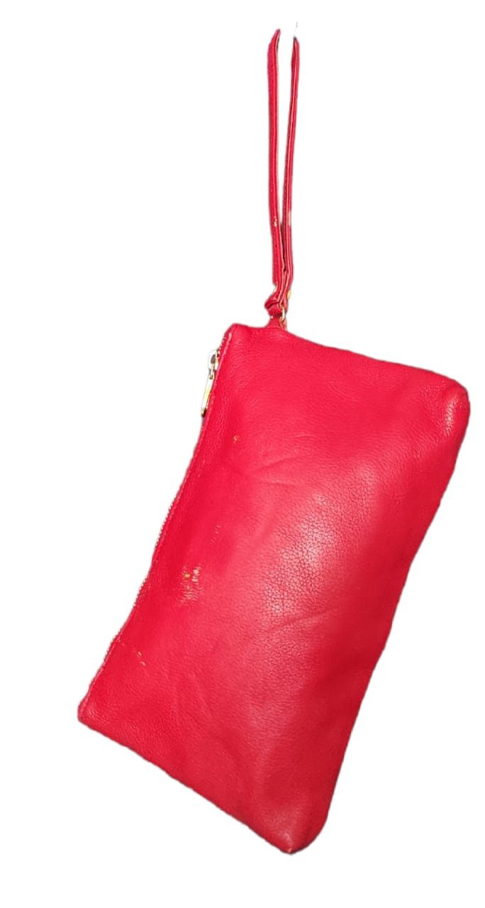 Leather × Loewe Loewe Red Zip Around Leather Wallet Size ONE SIZE - 2 Thumbnail
