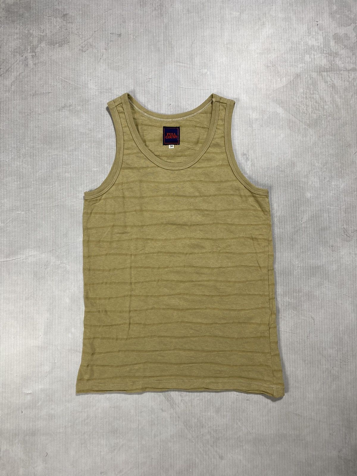 Full Count & Co. × Japanese Brand Full count stripe pattern tank top Size US M / EU 48-50 / 2 - 1 Thumbnail