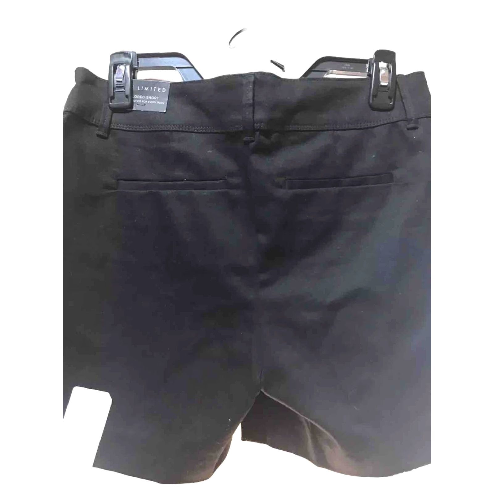 Vintage LIMITED Black Tailored Chino Shorts Womens Size 4 New Size 27" / US 4 / IT 40 - 2 Thumbnail